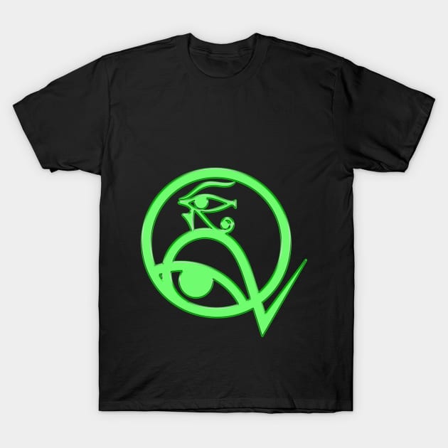 Eye of Horus/Ra-GREEN T-Shirt by VISION2020